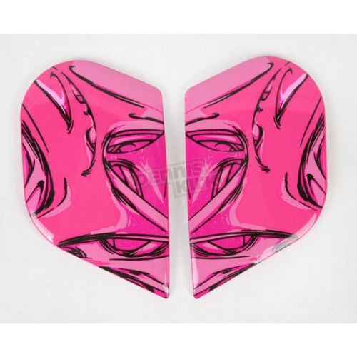 Icon pink side plates for icon alliance speedmetal helmets