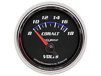 Auto meter 6192 cobalt voltmeter 2-1/16&#039;&#039;, electrical short sweep