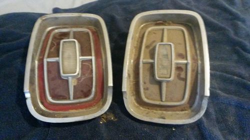 1967 ford galaxie tail lights 500 xl ltd original pair sedan hardtop convertible