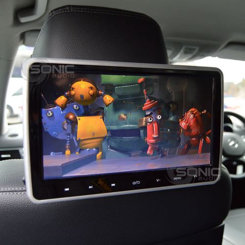 Plug-and-play car hd headrest dvd player/screen usb/sd/hdmi ford galaxy/kuga