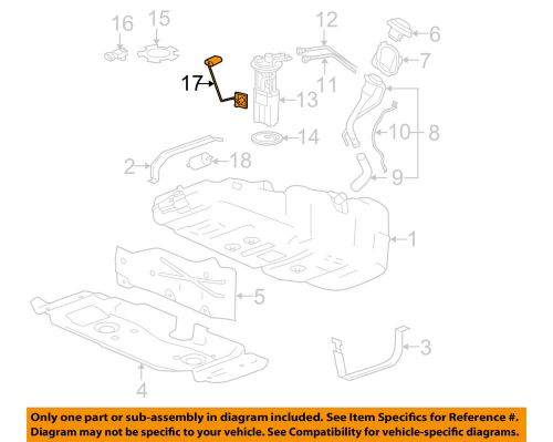 Gm oem-fuel gauge level sending unit 19207814