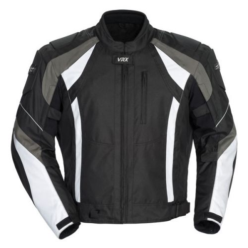 Cortech vrx jacket black/gunmetal/white
