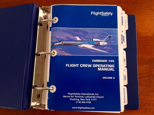 Flight safety embraer 145 flight crew operating manual