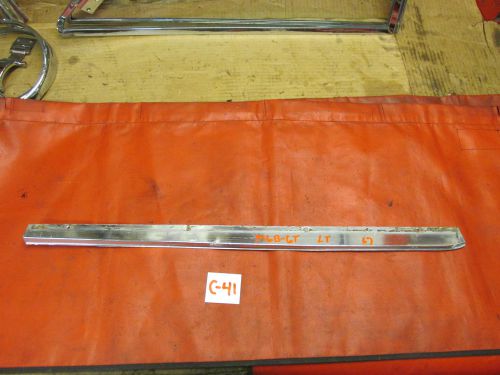 Mgb gt, original left lower quater glass trim, !!