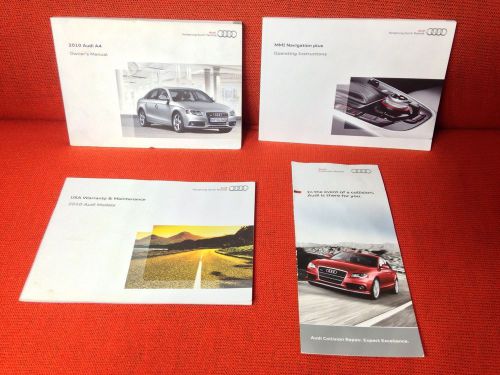 2010 audi a4 sedan owners manual + navigation book rare fast n free shipping!!!!