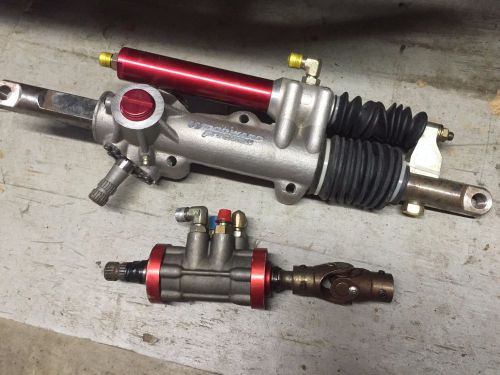 Woodward power steering rack and servo 19 3/4" imca late model