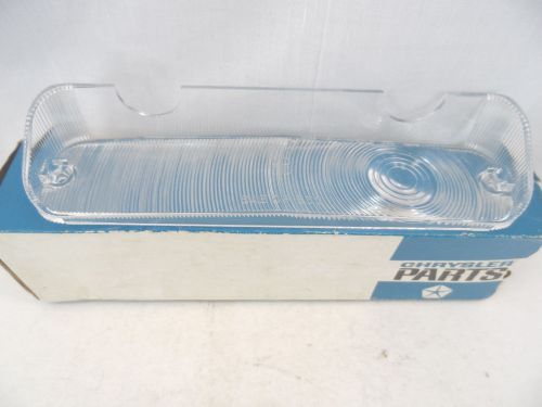 Nos back up light lens 1963-1964 chrysler left side reverse lite lens 2299337