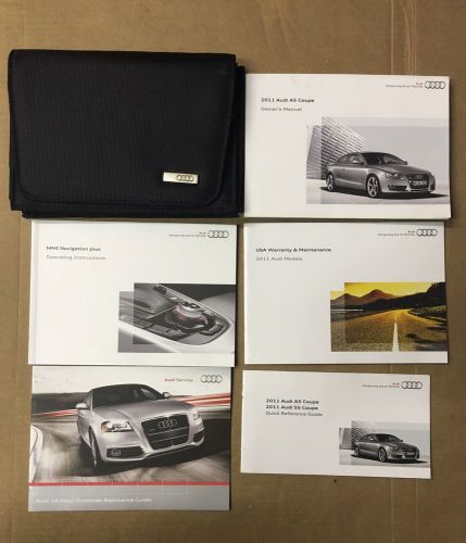 2011 audi a5 coupe owner&#039;s manual with case