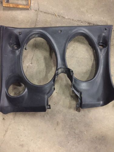 1968 corvette driver side lower dash pad, oem black