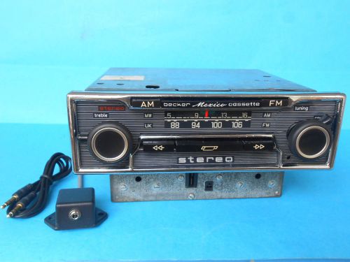 1970&#039;s becker mexico cassette stereo radio mercedes 280sl ferrari porsche