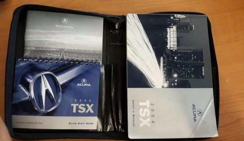2004 acura tsx owners manuals and book free shipping!!!!