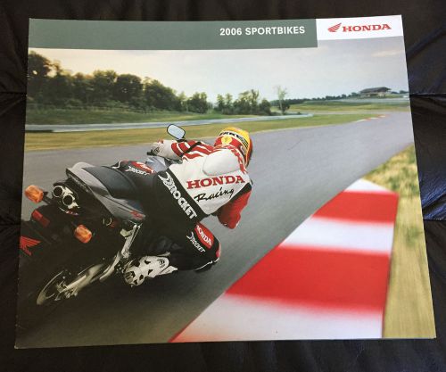 2006 honda sportbikes motorcycles sales brochure cbr600rr cbr1000rr rc51