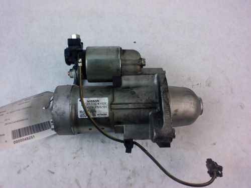 14 15 infiniti q50 starter motor (3.7l, w/o direct adaptive steering)