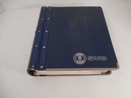 1990-1996 saab parts and service information volume 1 0-9 bulletins binder oem
