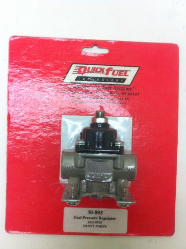 Quick fuel technology fuel regulaor