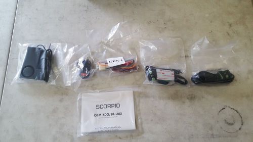 Scorpion motorcycle alarm system oem-500i gsxr cbr r6 r1 zx6 zx10 vulcan goldwng