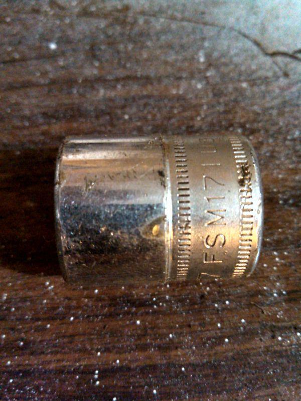 Snap on fsm17 17mm 3/8" dr 6 point socket