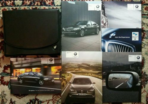2011 bmw 7 series owners manual, navigation manual complete set with case