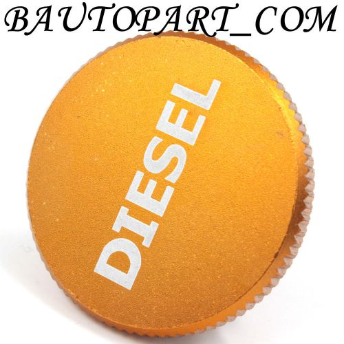 Gold aluminum fuel cnc billet fuel exhaust fluid lid for 2013-2016 dodge ram