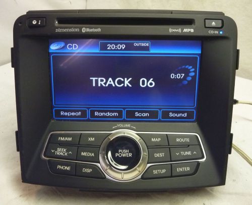 11 12 13 hyundai sonata radio cd gps xm navigation receiver 96560-3q001 sj1018