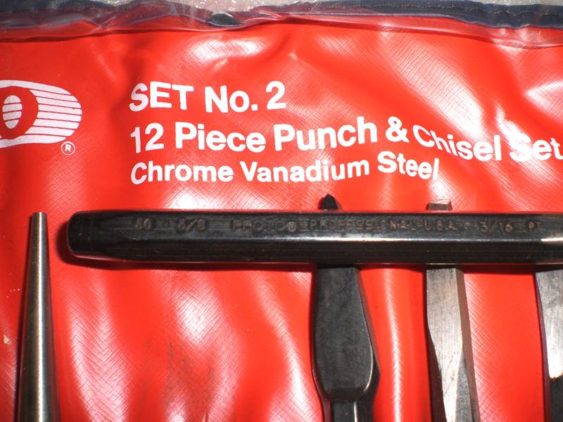 Buy PROTO Tools 12 Piece Punch & Chisel Set w/ Pouch J2S2 USA NEW Proto