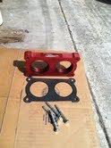 Airaid throttle body spacer mustang gt 4.6l with gasket and hardware 