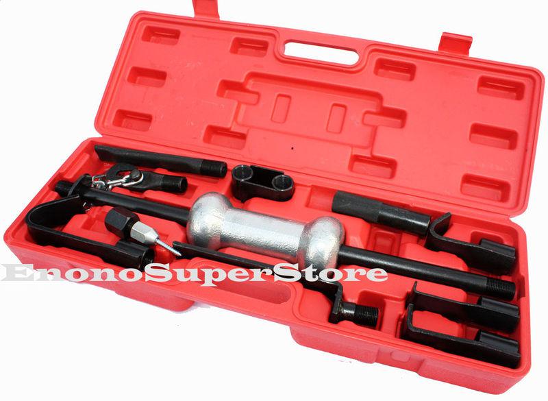 13pc automotive dent puller w/10lbs slide hammer auto body truck repair tool kit