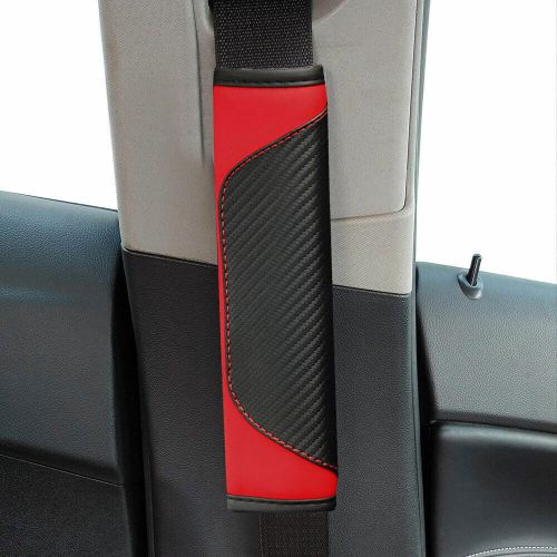 4Pcs Car Safety Seat Belt Shoulder Pad Cover Auto Cushion Harness Pad PU Leather, US $14.91, image 6
