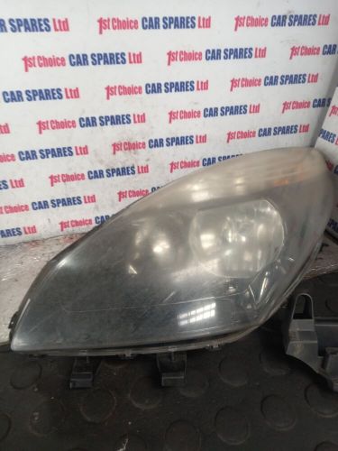 RENAULT GRAND SCENIC 2009 PASSENGER SIDE HEADLIGHT LAMP MISTY & DAMGE CLIPS, US $, image 10