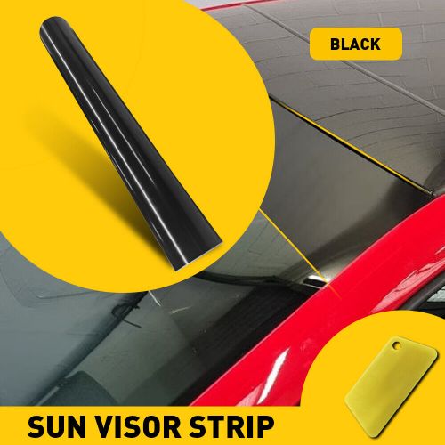 Sun Strip Visor Premium Vinyl Decal 60"x10" Windshield Banner Cast PVC Film, US $10.99, image 6