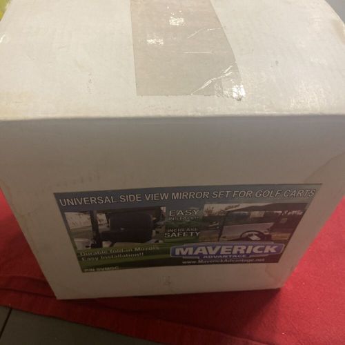 Xl golf cart side view mirror set universal for club car, ez go, yamaha, more