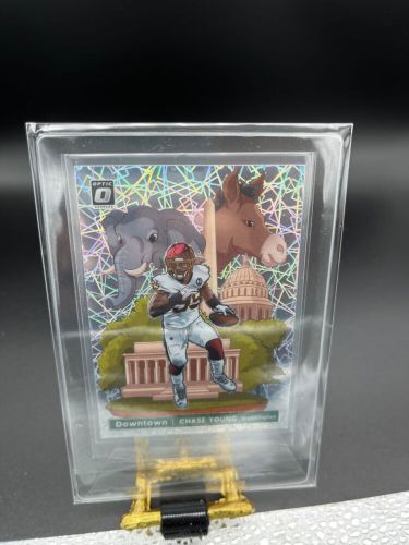 2021 Panini Donruss Optic Football Chase Young Downtown Lazer Prizm #DT-8, US $0.99, image 12