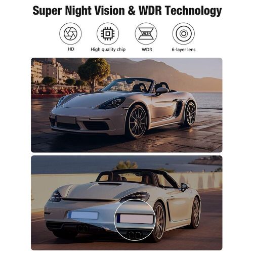 Zinc alloy material adas auto dvr camera hd dash camera with 720p recording