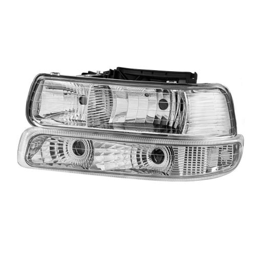 For 1999-2002 Chevy Silverado 1500 2500 3500 Headlight Bumper Light Assembly GA, US $49.00, image 3
