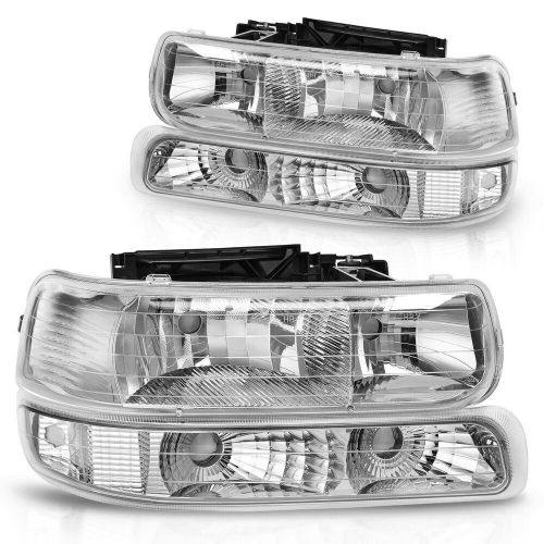 For 1999-2002 Chevy Silverado 1500 2500 3500 Headlight Bumper Light Assembly GA, US $49.00, image 5