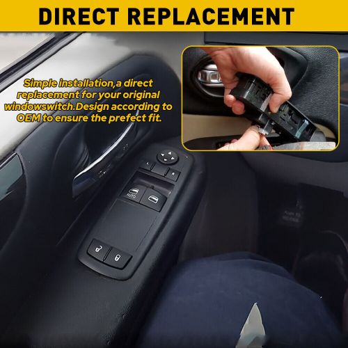 Master power window switch control front left for 13-15 dodge grand caravan 2set