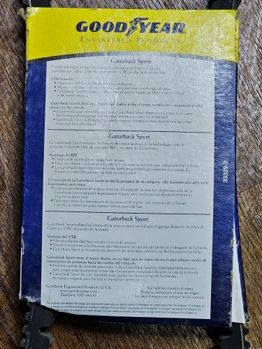 Goodyear Replacement Snowmobile Belt 37GBSSV1100, C $99.99, image 3