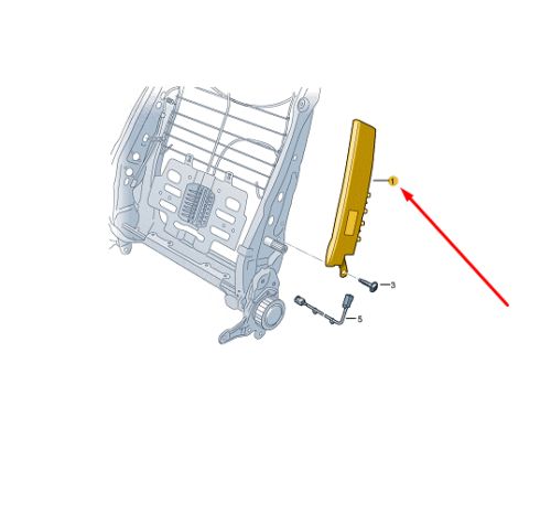 Volkswagen TAIGO CS1 Right Side Air SRS Bag Unit 6F0880242F NEW ORIGINAL-, US $, image 2