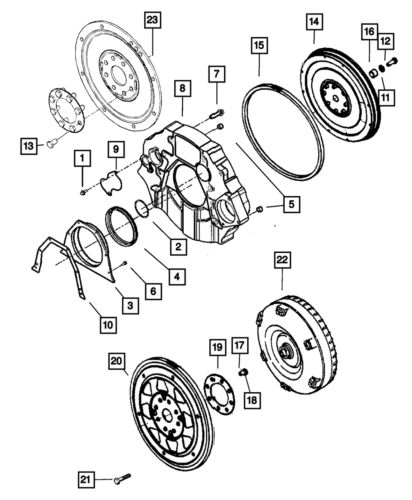 Genuine Mopar Transmission Adapter 68002974AC, US $526.70, image 7