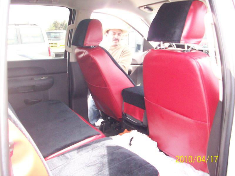 Chevy Silverado 1500 Custom Vinyl Seat Covers Water proof (07-2013) front only22, US $160.00, image 6