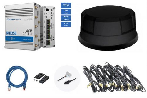 Dietz 5G Wireless Router Teltonika RUTX50 LGMDM4B-6-60-24-58 Black 1.5m TEL-RUTX5-, US $, image 11