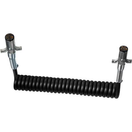 Tectran 7R4152M Trailer Wiring Plug 15 Ft., 4 Way, Powercoils, Black, 4/14, US $65.27, image 4