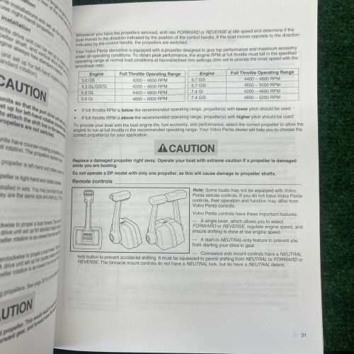Volvo Penta Owner’s Manual, US $39.00, image 2