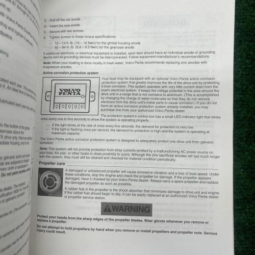 Volvo Penta Owner’s Manual, US $39.00, image 8