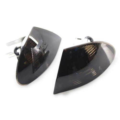 2x signal smoke indicator corner side light for 1999-01 bmw e46 3-series 4 door