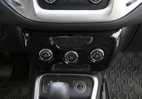 Fit For Jeep Compass 2017-2020 Bright Black Console Volume Adjustment Panel Trim, US $45.06, image 4