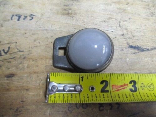 Vintage white milk glass courtesy dome dash interior light ik