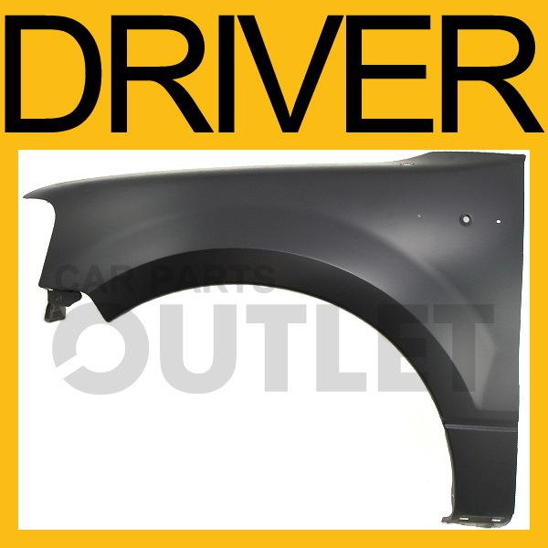 2004-2008 ford f150 front fender fo1240231 primered steel for xlt wo flares left
