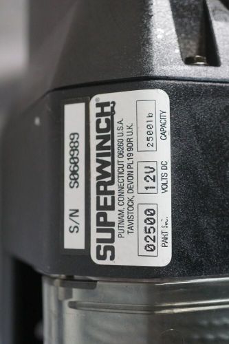New Super Winch 2500 2500 Lbs 12 Volt - Wire Rope 50" x 3/16" Superwinch, US $169.00, image 2