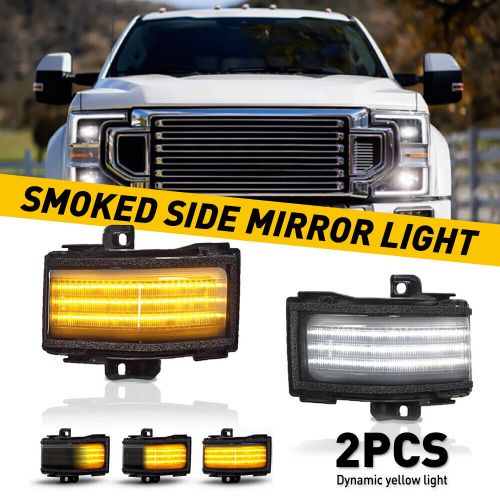 2x Sequential LED Side Mirror Turn Signal Light Fit 2015-22 Ford F150 F250 F350, US $70.19, image 10